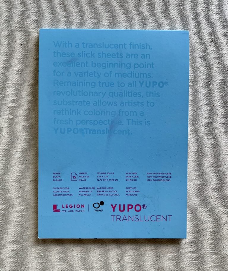 Oil Painting on Yupo paper