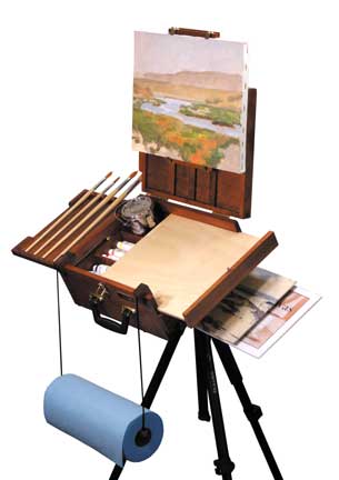 ultimate easel guide, sienna pochade box