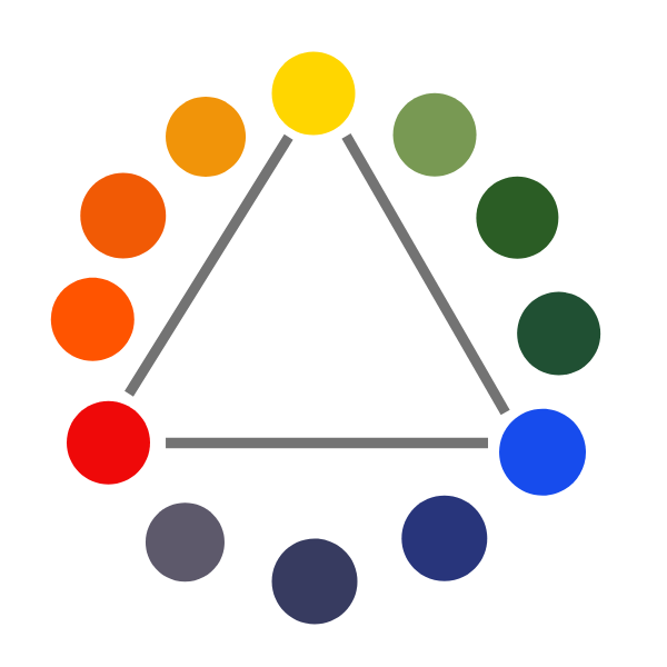 primary color wheel
