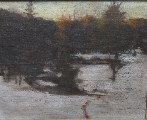 Winter landscape paintings