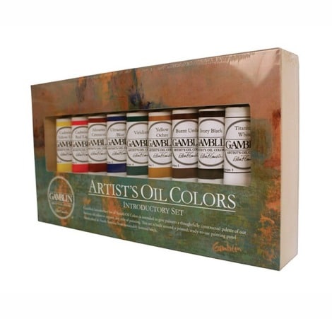 beginning oil paint set, gift guide for painters