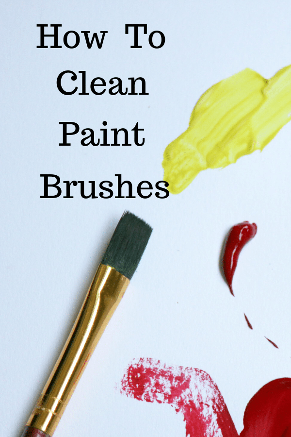 Clean Oil Paint Brushes with Turpenoid Natural