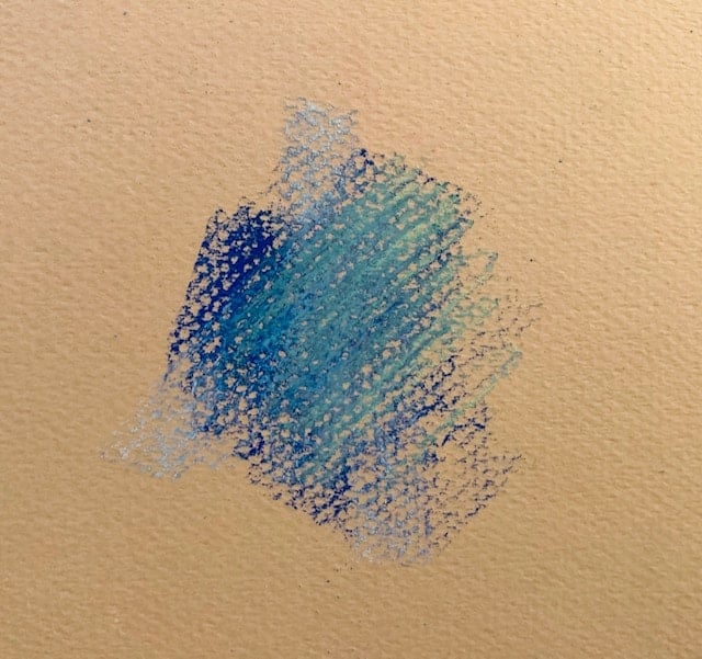 layering colors in a soft pastel drawing. Soft pastel drawing technique