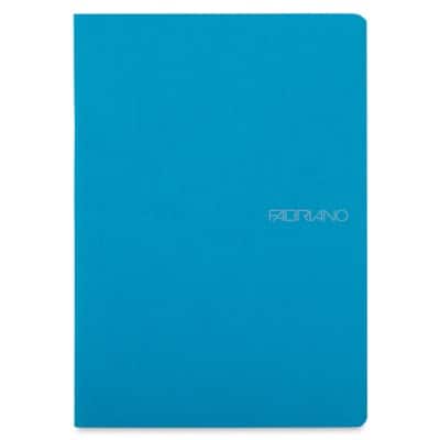 A product shot of a teal color Fabriano sketchbook