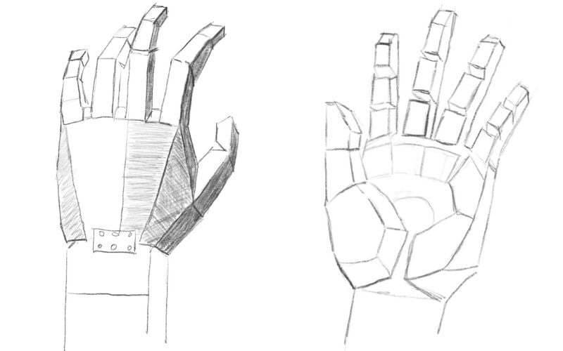 How to Draw Hands :: Basic Shapes + Proportions 