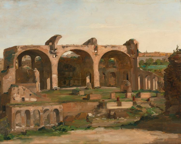 Rome Italy painting by Corot
