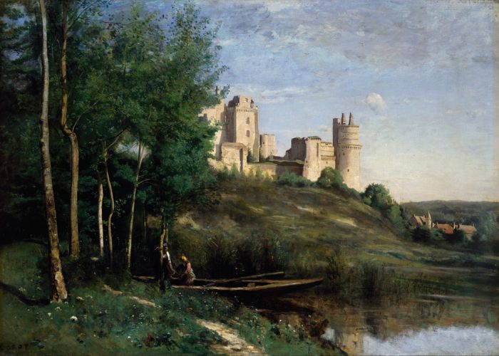 landscape colors in a painting as an example of how to make a painting have a radiant light effect