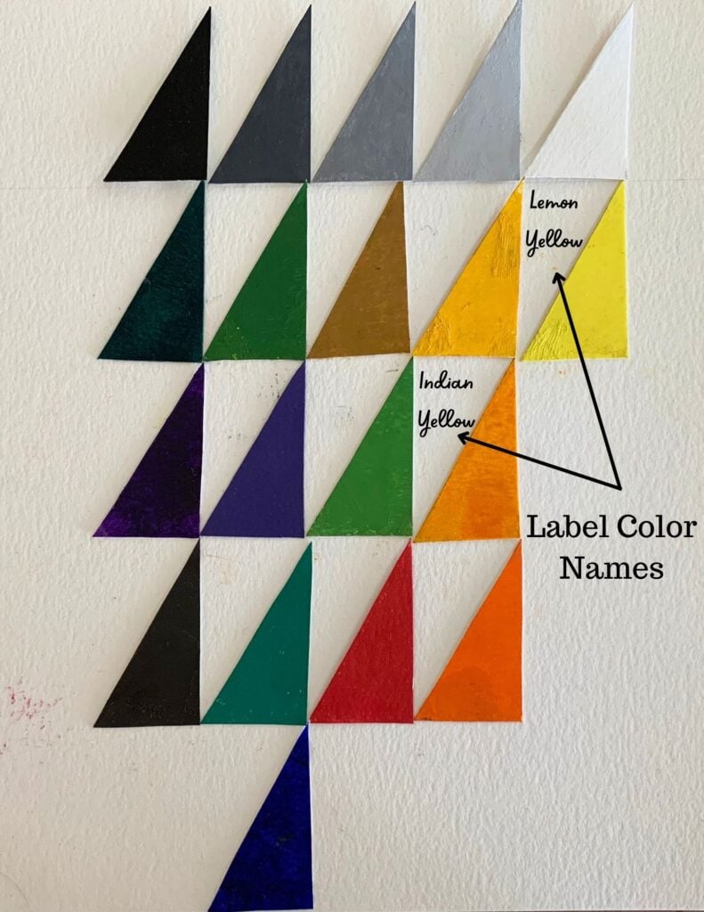 A color value chart helps you to gain a clearer understanding of how value and color work together.